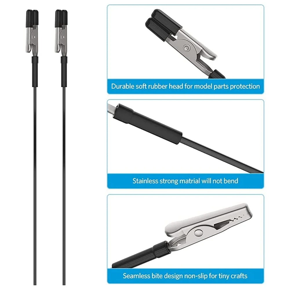 LLXA 40 шт. палочки с зажимом типа «крокодил» для картины модели Gundam для распыления аэрографа, детали для моделирования хобби для DIY карты, фото, памятки