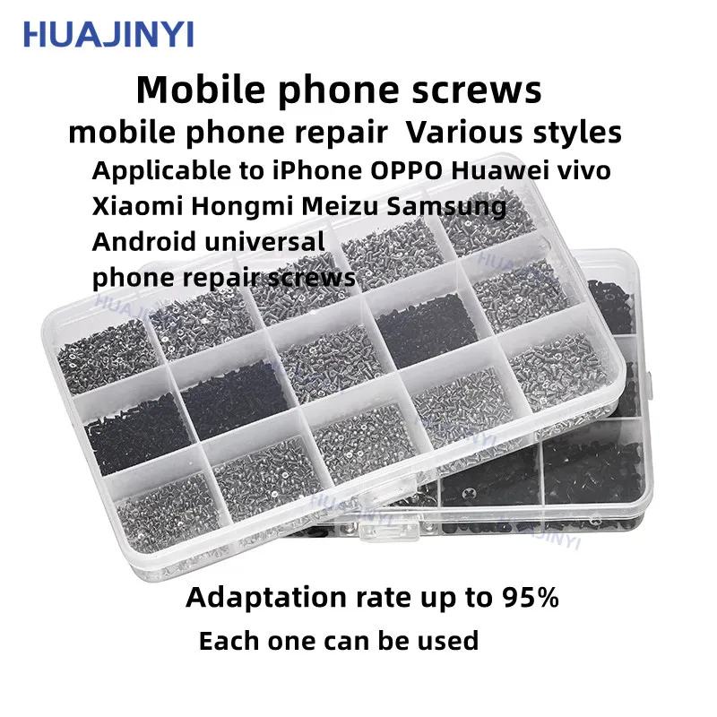 

Suitable forHuawei iPhone Oppo vivo Xiaomi Hongmi Meizu Samsung Android General Phone Screws Repair Box M1.0M1.2M1.4