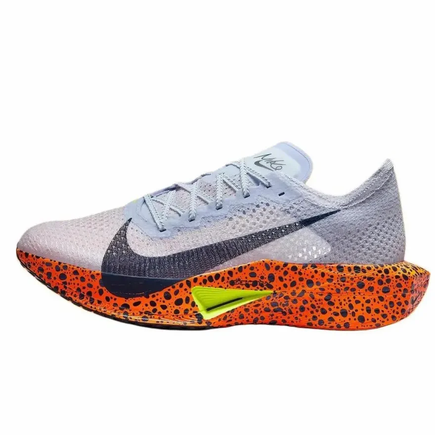 Nike Trendy and versatile comfortable and stylish non-slip low-top running shoes unisex white orange ...