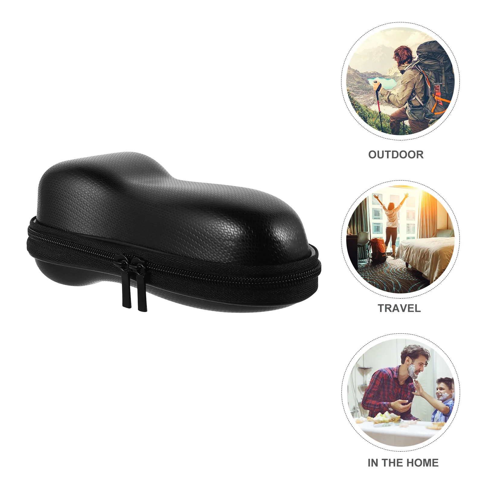 صندوق الحلاقة الكهربائي، حقيبة تخزين للسفر، مادة إيفا، مقاومة للصدمات، مقاومة للسقوط، سحاب ناعم، آمنة، موثوقة للاستخدام اليومي