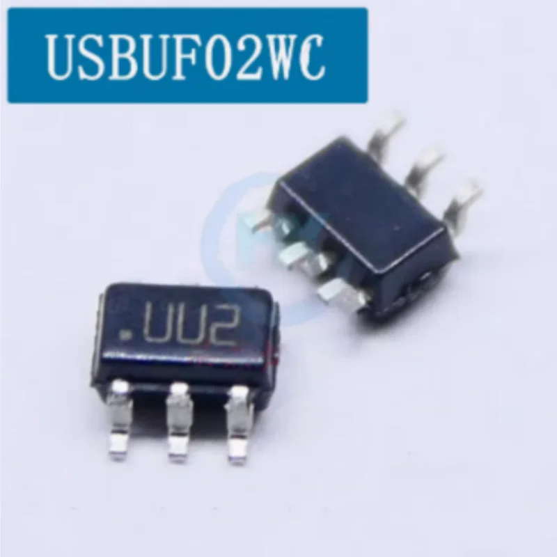 20PCS USBUF02W6  Original SOT323-6 USB EMI Filter ESD Protection IC 2Channel RC Pi Low Pass Filter For USB Hub Peripheral Circui