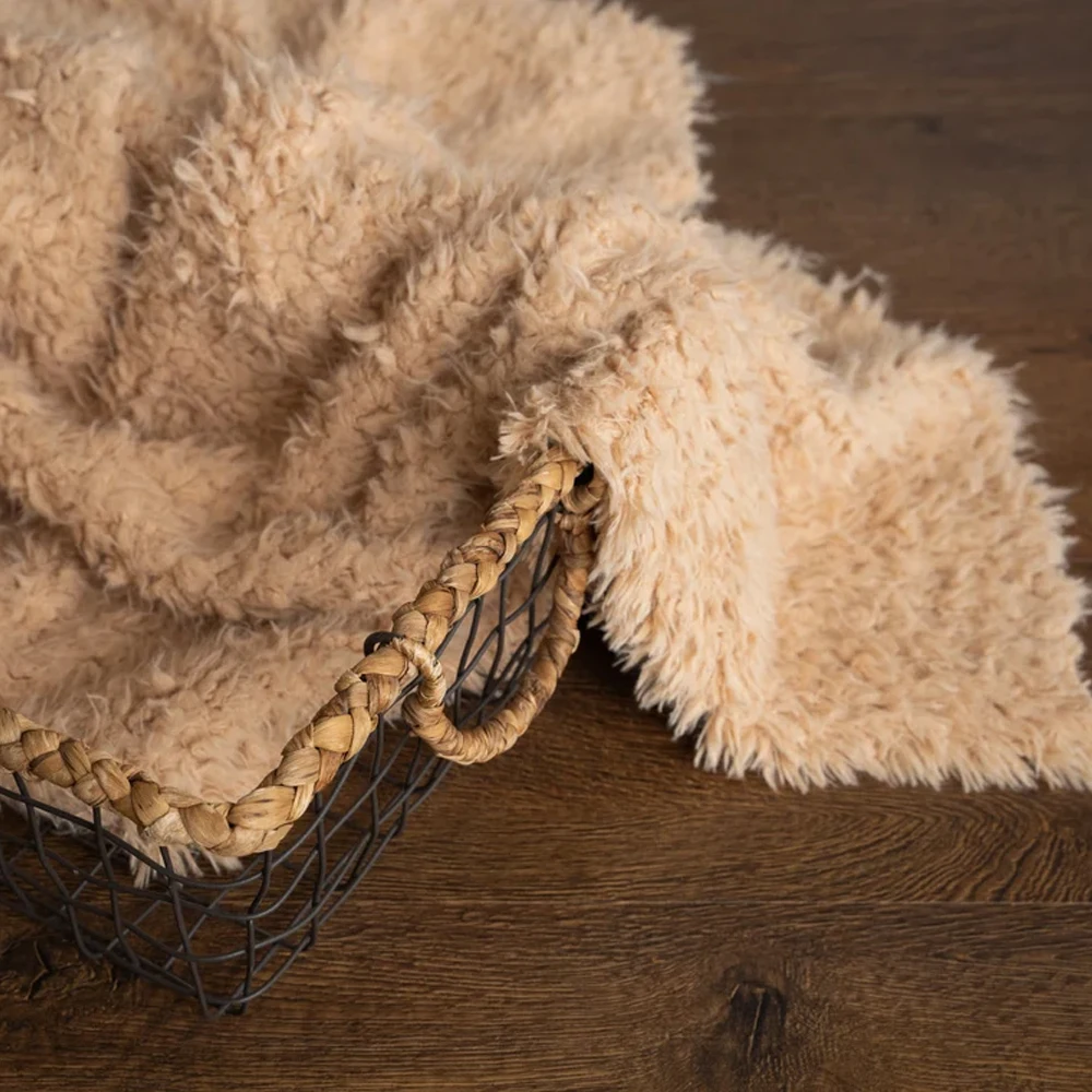 80x100 سنتيمتر فو الفراء لحديثي الولادة التصوير الدعائم خلفية الفراء بيبي بوي بنات أفخم الانتحال بطانية قماش حصيرة سلة السلطانية ستوفير