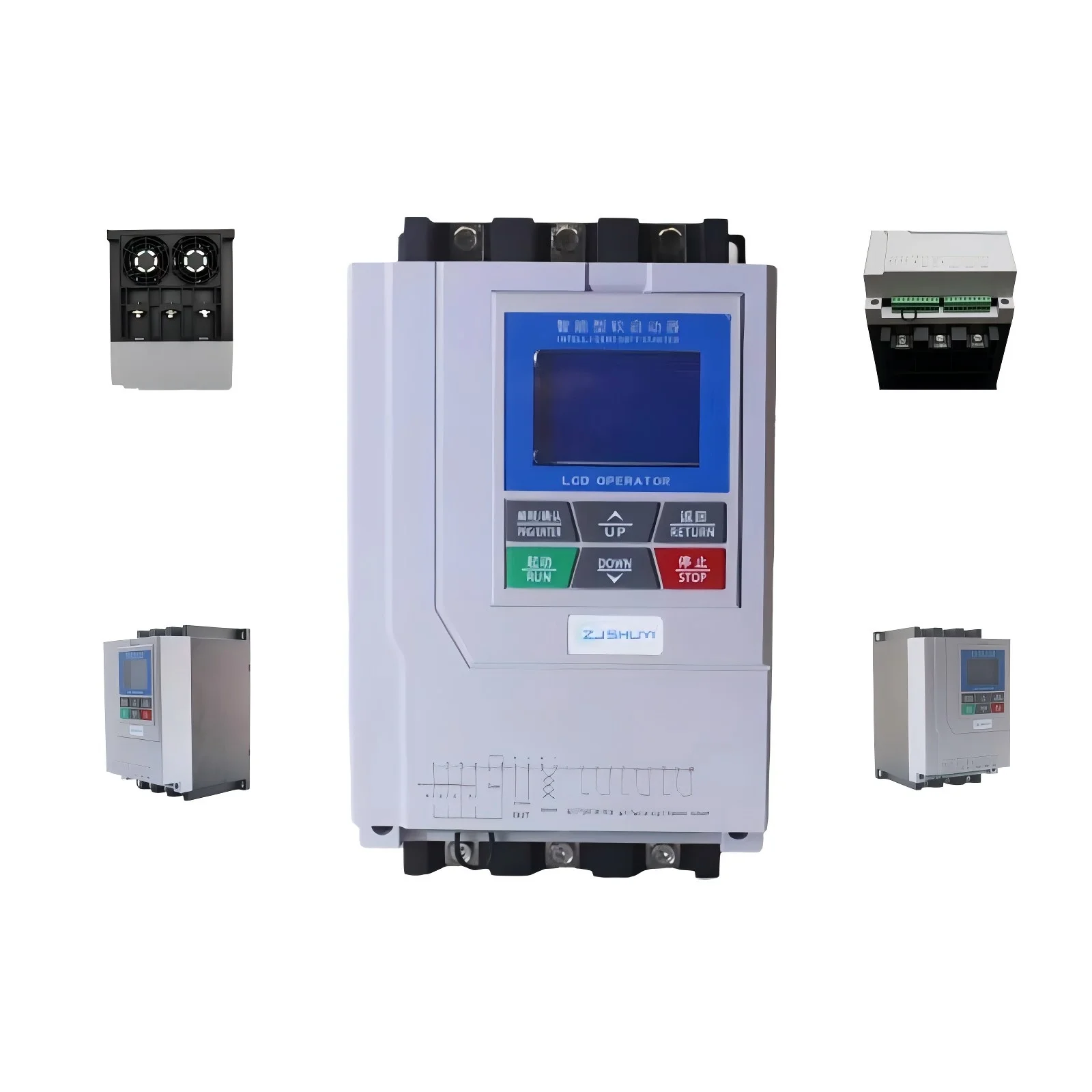 

SYGE300-45KW Online Three-Phase Intelligent Motor Inverter, 380V Soft Starter, High Efficiency, Energy Saving, Durable