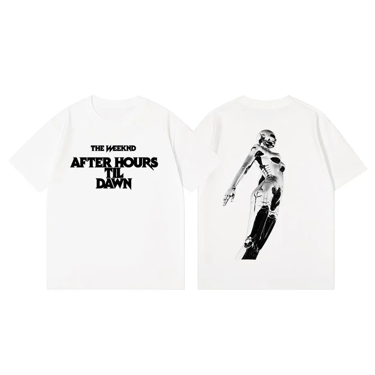 The Weeknd After Hours Til Dawn Tour 2026 Graphic T Shirts Harajuku Hip Hop Short Sleeve T-shirt Unisex Fashion Casual T-shirts