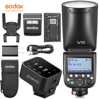 Godox V1Pro-N/S/C/F/O and X3(Choose) TTL Li-ion Round Head Camera Flash Wireless Speedlight For Canon Sony Nikon Fuji Olympus