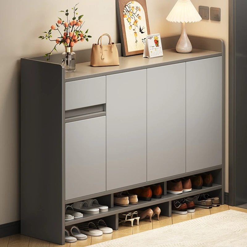 

Stable large-capacity storage and storage in the corridor at the entrance of the home integrated multi-functional dust cabinet