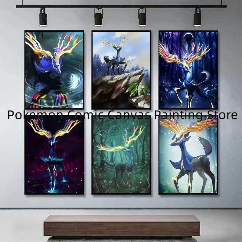 Japanese Surrounding Cartoon Pokemon Wall Stickers and Posters for Bedroom Decoration High Quality Pictures Art Decoration Home