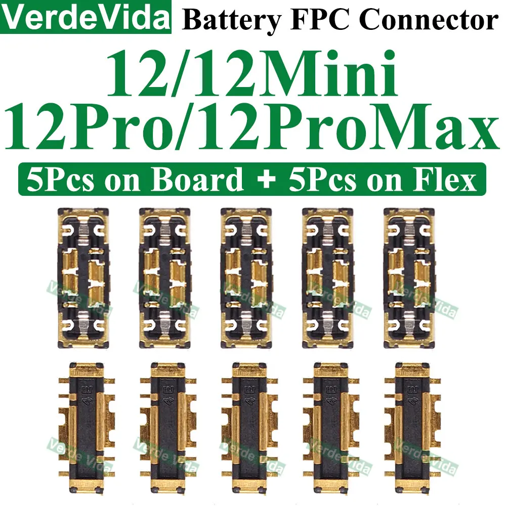 10Pcs Battery FPC Connector For iPhone 11 12 13 15 16 Pro Max 14 Plus XS XR X 16Pro 12Pro 13Pro image 5