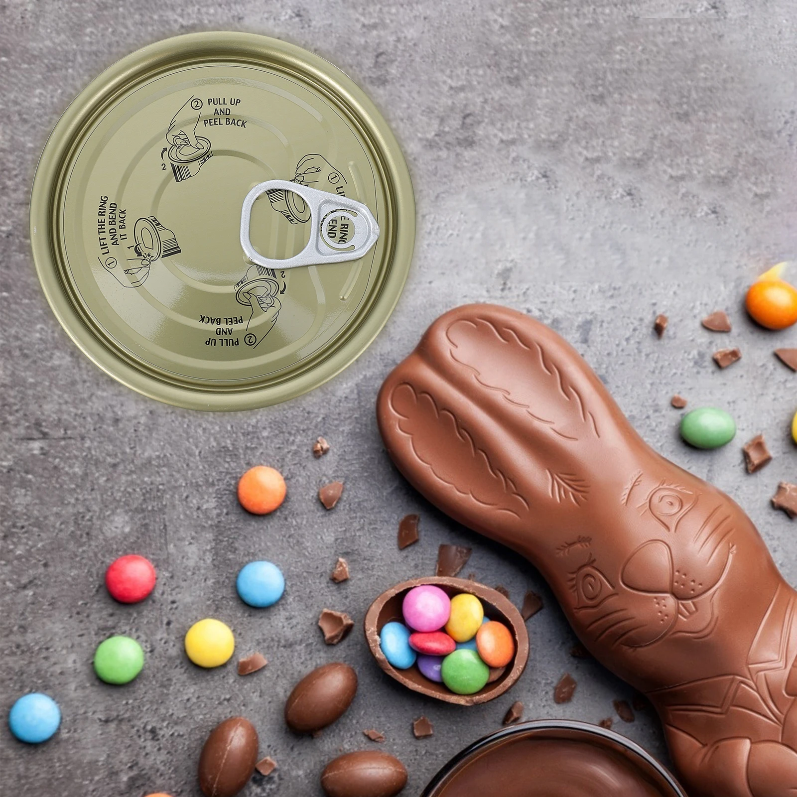 

10pcs Iron Mouth Empty Can Sealed Tinplate Kitchen Storage Container Tea Coffee Beans Pet Food Snack Jar Airtight Lids