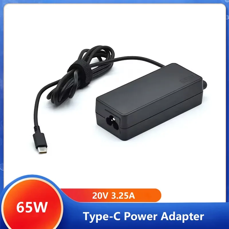 NOVO Adaptador de Energia Tipo-C Carregador para Laptop 20V 3.25A 65W para Lenovo Thinkpad X1 Carbon X270 X280 T580 P51s P52s E480 E470 S2 ﻿