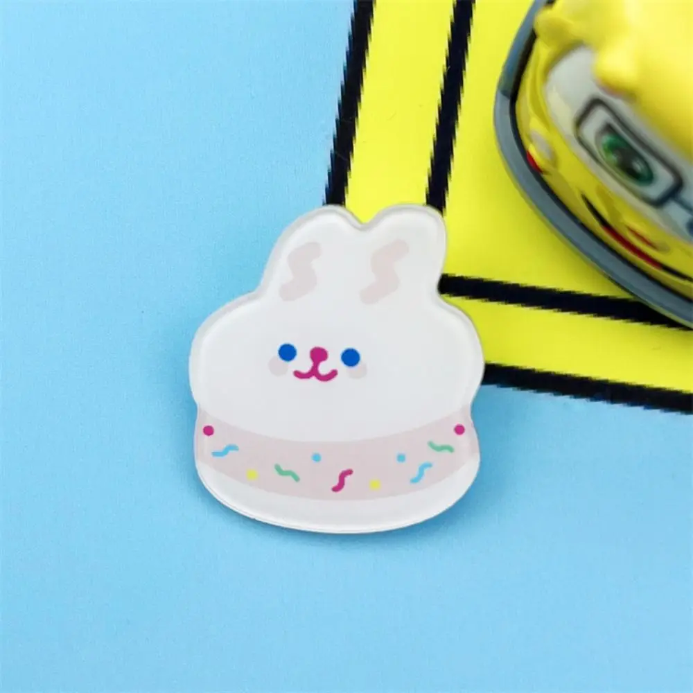 Cartoons Bear Brooches Acrylic Dog Pin Badge Bunny Dog Cartoons Bunny Brooches Bear Creative Bear Bunny Lapel Pins Women