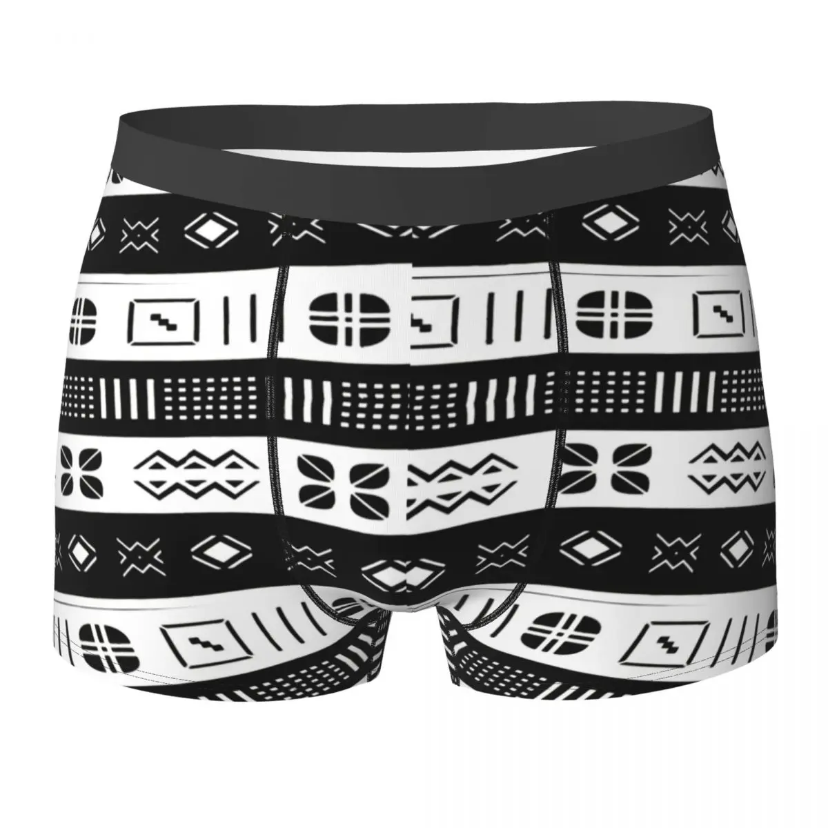 

Boxer Underpants Shorts African Bogolan Mudcloth Pattern Panties Men Soft Underwear for Homme Man Boyfriend Gift