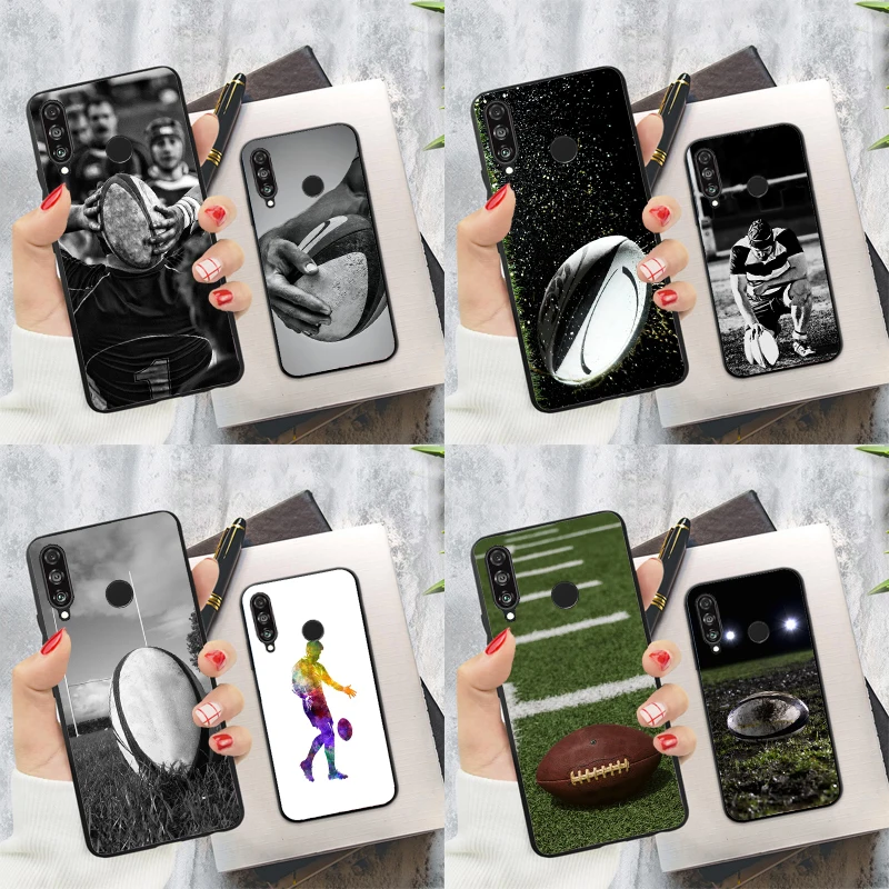

Rugby Ball For Huawei Nova Y60 Y70 Y90 Y61 Y91 3i 7i 8i 11i Nova 11 9 10 SE P20 P30 Pro P40 Lite Case