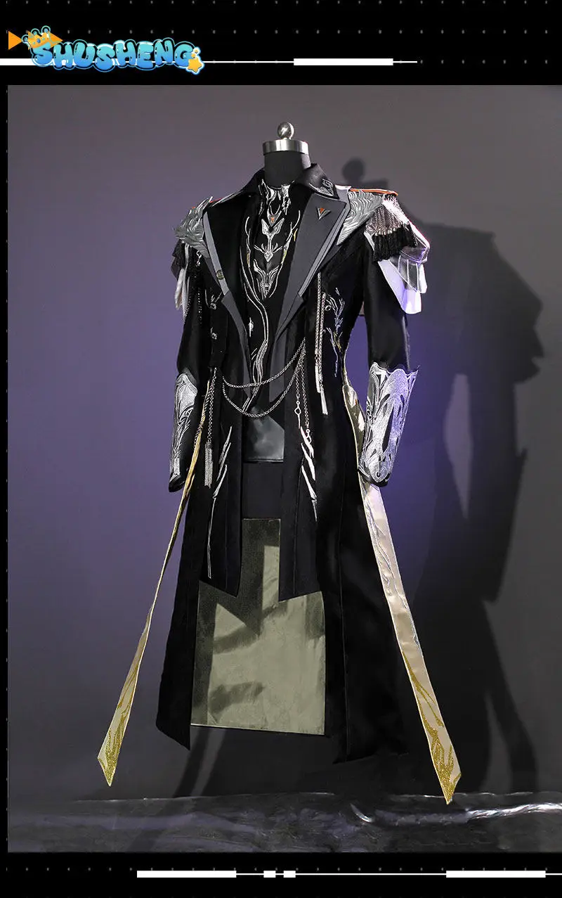 

Caleb Game Love and Deepspace 2nd anniversary Cosplay Costume Xavier Zayne Rafaye Halloween Party high quality Man Suit Coat Set