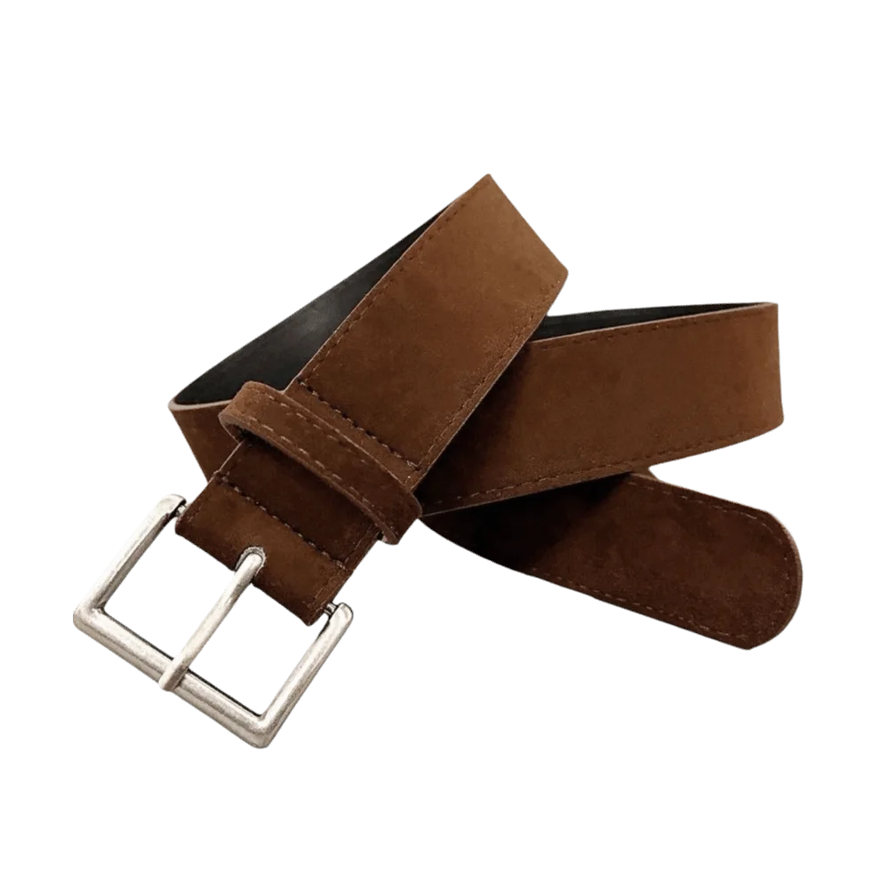 خمر دبوس مشبك حزام جلد الغزال تصميم فاخر تنوعا النساء حزام خصر واسعة حزام معطف تنورة الديكور