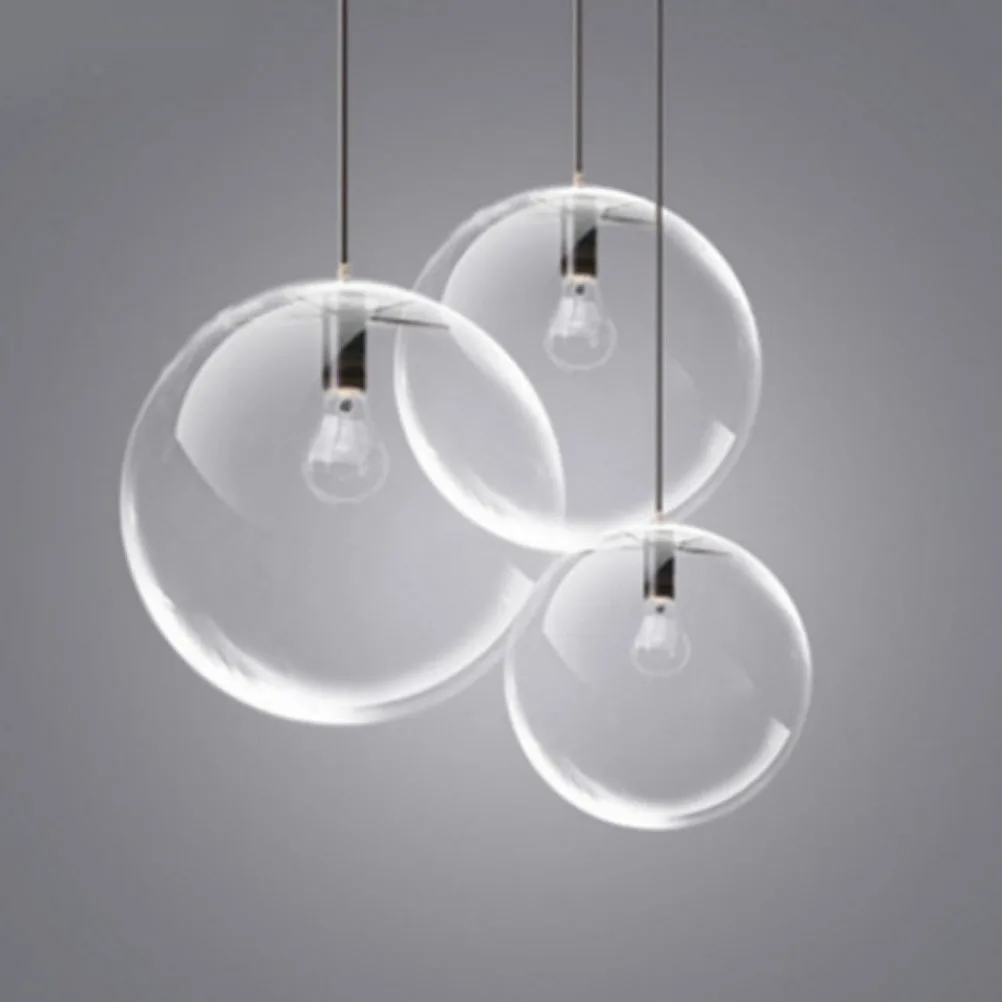 

1Pcs Glass Ball Pendant Ceiling Light Modern Style Durable Design Home Bar Restaurant Balcony Hanging Lamp Ceiling Light