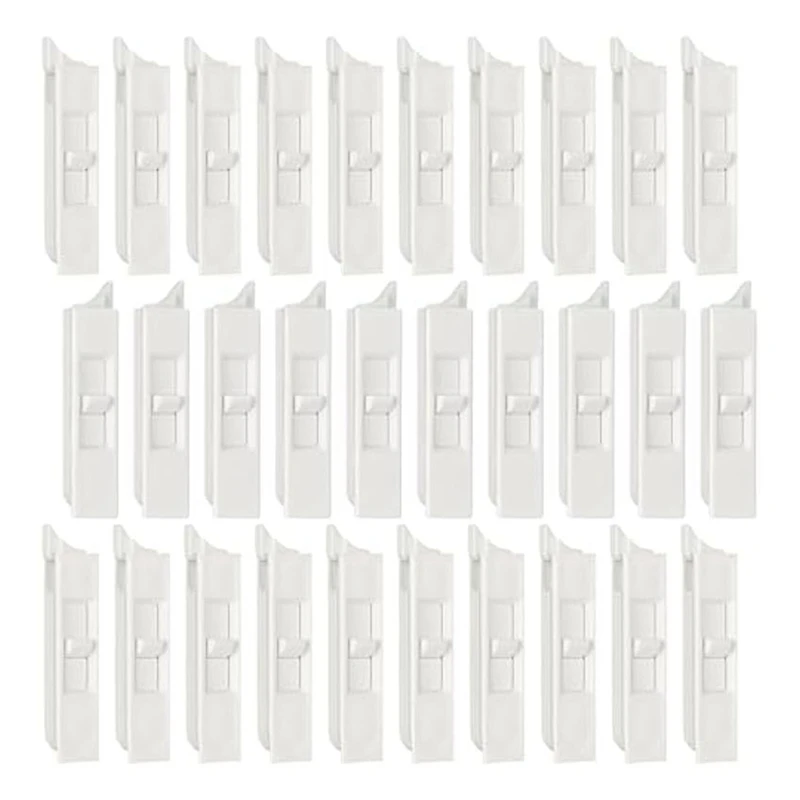 

30Pcs Tilt Latch Pairs Construction Snap-in Latch Pairs Loaded Sliding Window Tilt Latch for Home Window Accessories