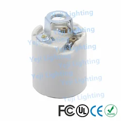 E26 / E27 screw cap lampholder high temperature ceramic lamp hanging lamp wall lamps lamp base lighting accessories DIY