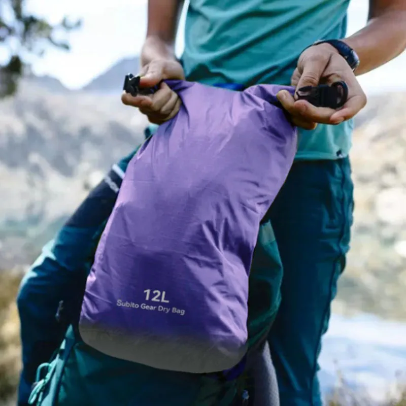 

35g Lightweight Travel Storage Dry Bag - 70D Waterproof Camping Organizer, Multi-Purpose Outdoor Gear Pouch For Hiking Backpack