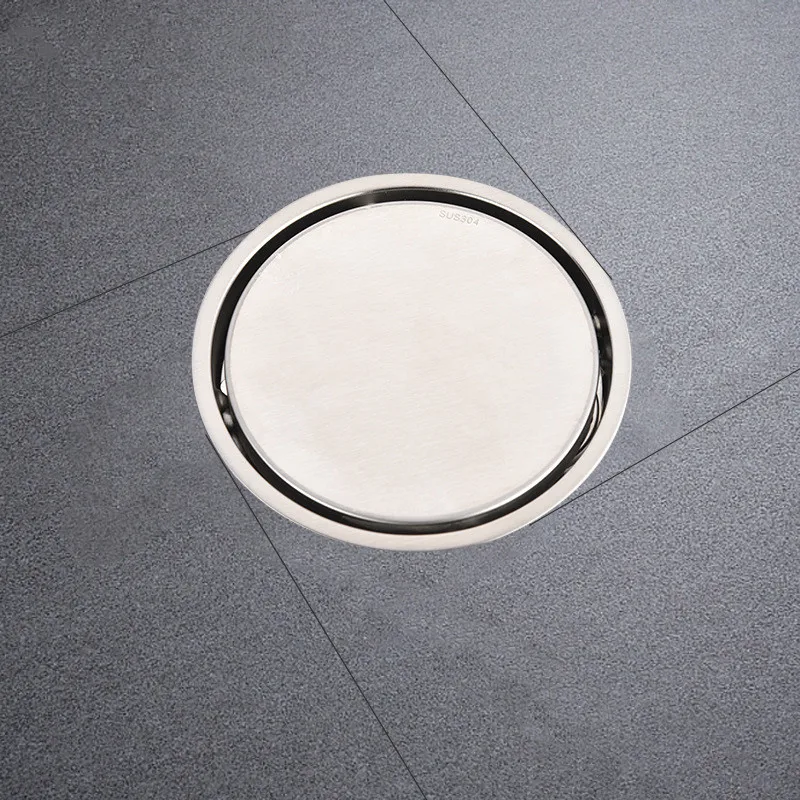 

Слив для пола из нержавеющей стали, слив для душа, круглый кухонный слив для мусора, решетка для дезодоранта для ванной комнаты