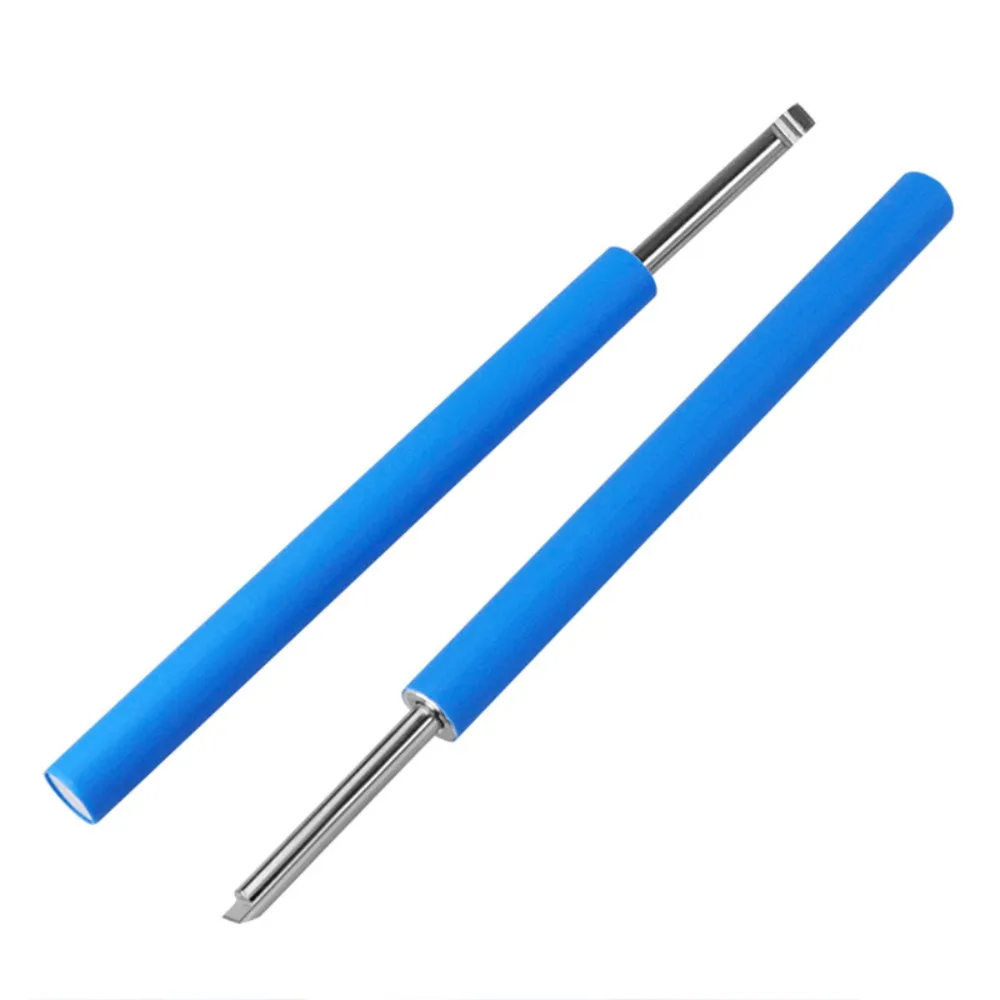 Aluminum rod Watch Open Tool Rubber handle Blue Hand Remover Pry Tool Professional Battery Replacement