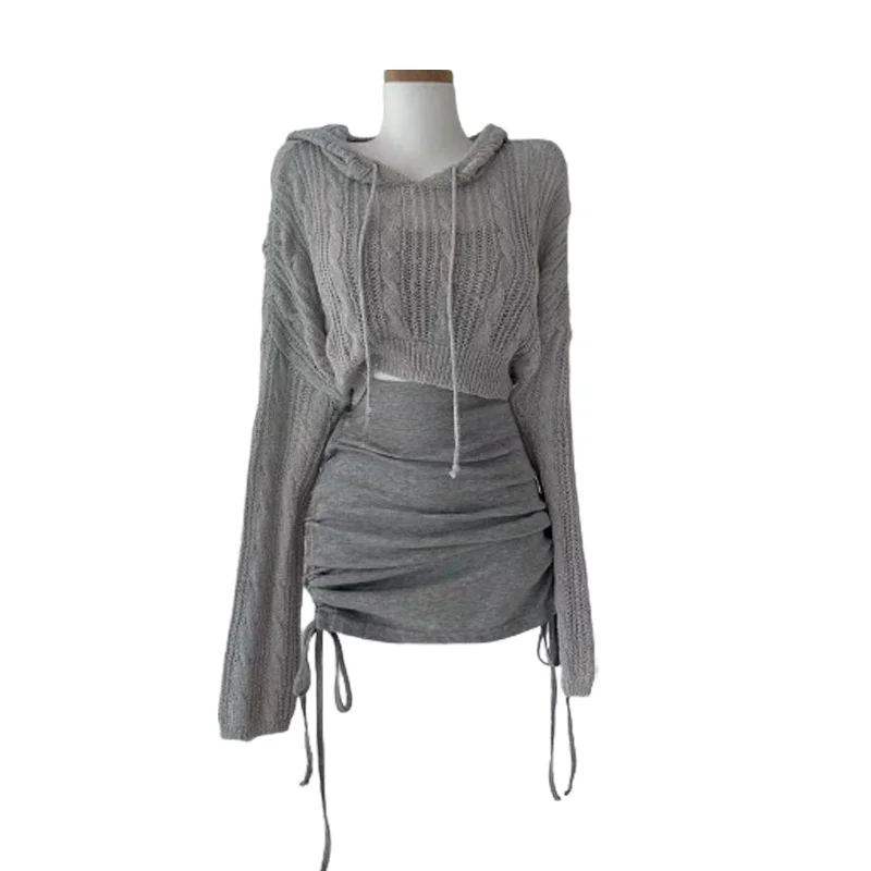 

Plus Size plus Size Spring Outfit High Waist ort Skirt Tee Piece Set Spicy Girl Vest Top And Skirt Combo Faionable plus Size ...