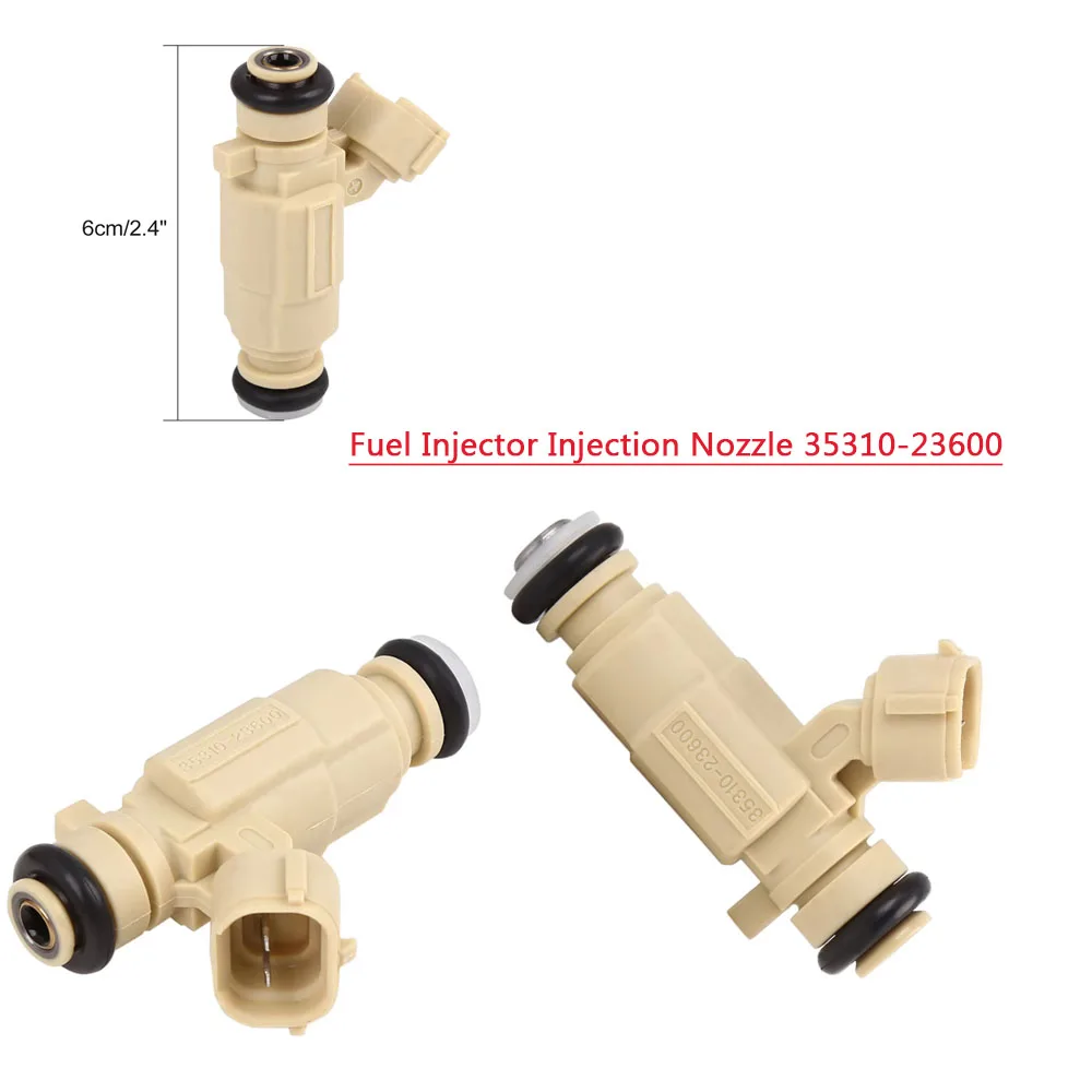 

Car Fuel Injectors Set (4) 35310-23600 for Hyundai for Kia 2.0L 2.4L I4 2001-2010