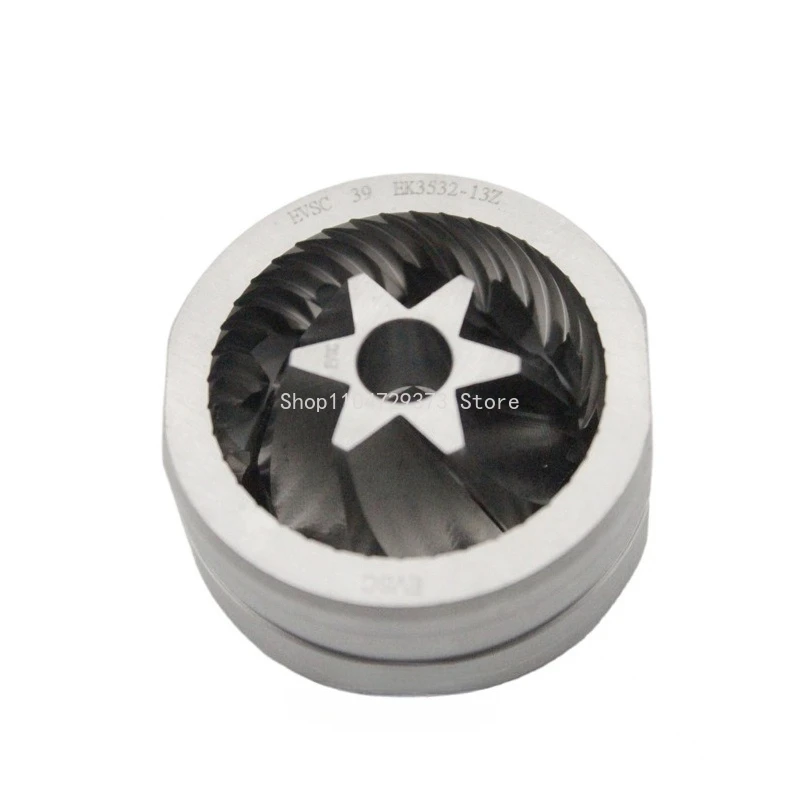 

1 комплект, 38 мм, шестизвездочные конические заусенцы, нескользящие заусенцы, домашняя кофемолка, аксессуары для кофемолки с сердечником из нержавеющей стали 420