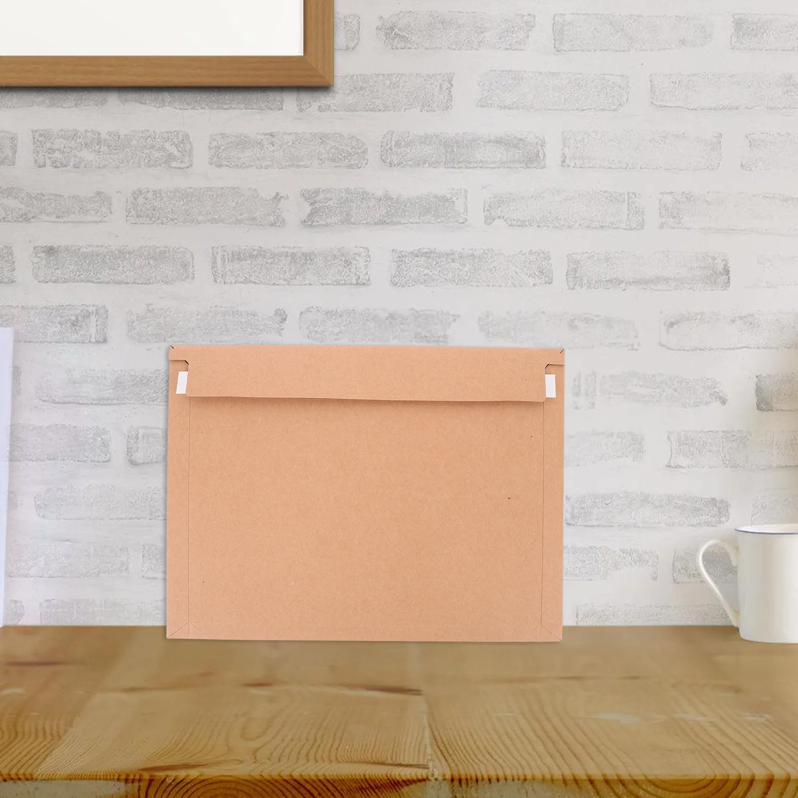 

30Pcs File Bags Self-Sealing Thick Paper Envelopes Self Seal Flat Cardboard Mailers Document Photo Invitation Mailing Supplies