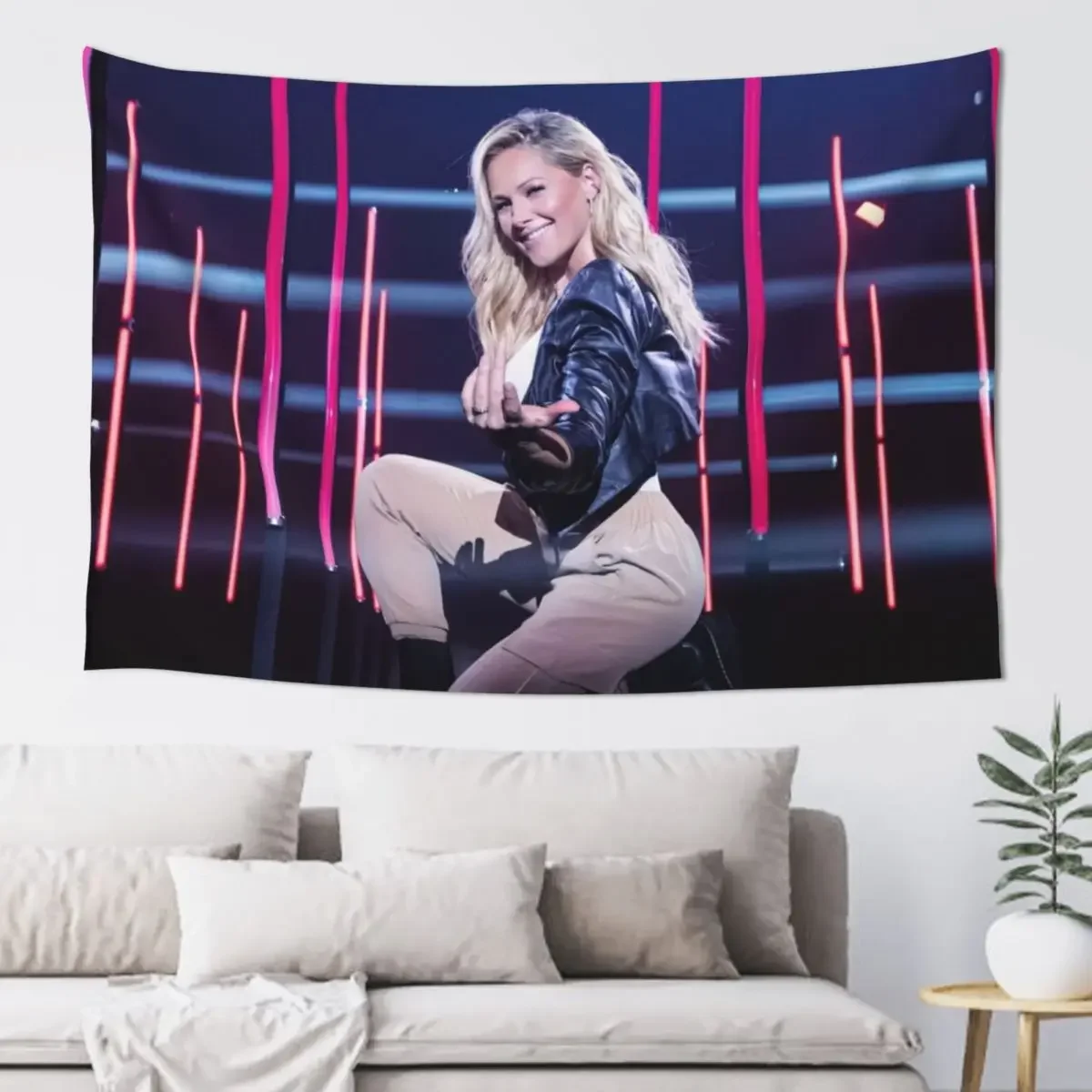 Helene Fischer Im Rausch Der Sinne Tapestry Wall Carpet Wallpapers Home Decor Tapestry