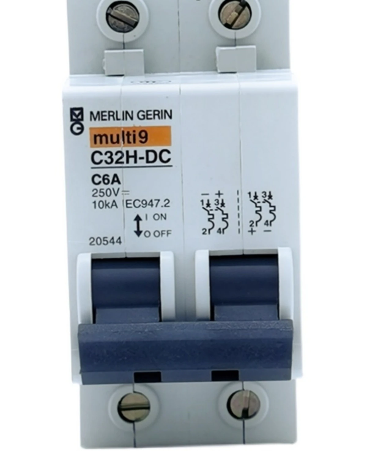 C32H-DC C6A 2P DC Air Switch 10KA Miniature Circuit Breaker 20544