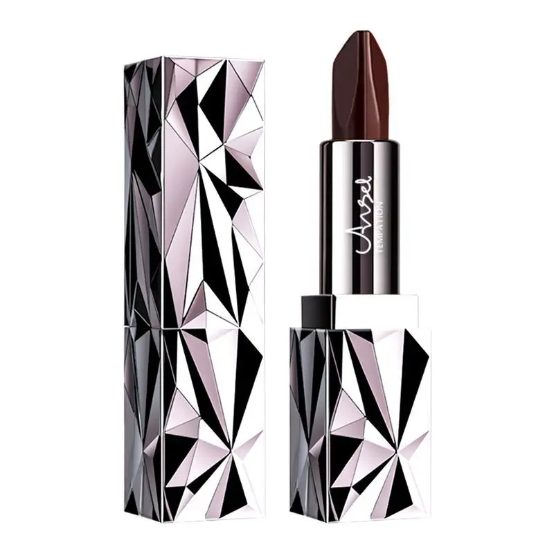 Black diamond rich tricolor lipstick matt lasting 3, no fading, no touching cup, moisturizing Free freight Lipstick suit