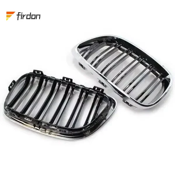 ABS M Color Single Slat Front Bumper Kidney Center Grille Mesh Grill for B_MW 2 Series F22 F23 F87 M2 2014+