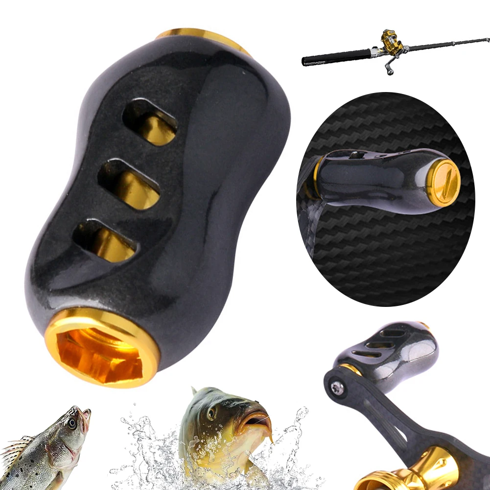 الصيد بكرة مقبض مقبض ألياف الكربون الصيد الروك مقبض مقبض مريح الصيد بكرة مقبض الزخرفية الصيد بكرة الملحقات