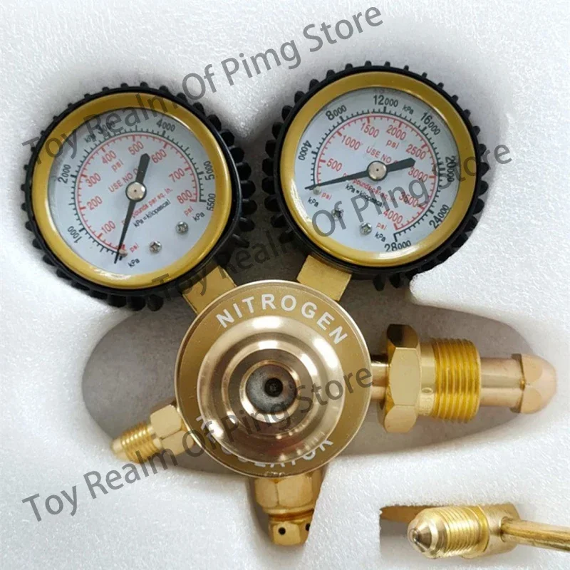 M44 All-Copper High-Pressure Nitrogen Pressure Reducer American Cga580   Pressure Reducing Valve