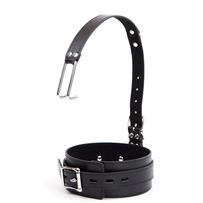 SM mouth plug female slave mouth stainless steel clip plug couple sex toys open mouth gag harness plug training sex product