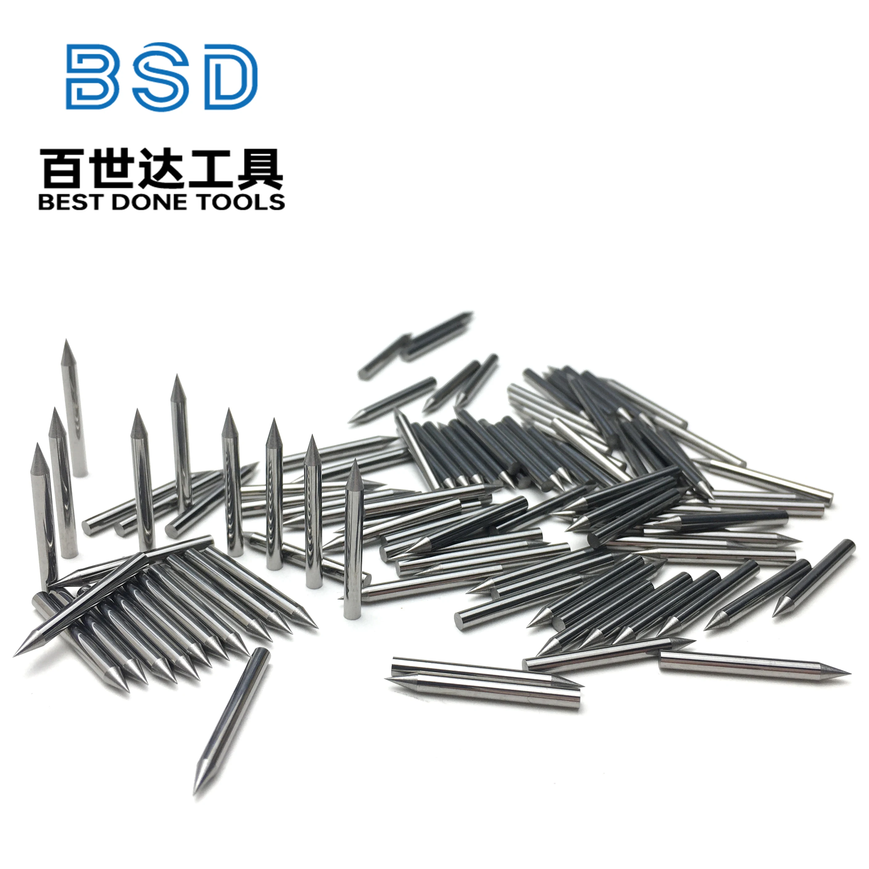 5pcs Tungsten Carbide Sharp Rods, Tungsten Carbide Needles for Marking in Tile and Glass 2*20mm