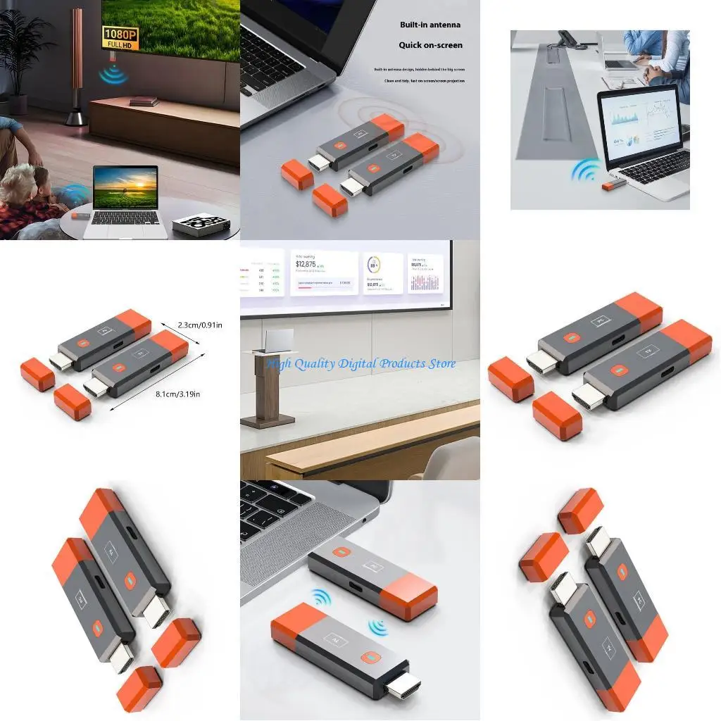 

U2JE Wireless HDTV-compatible Transmit Receiver 4K60hz Decoding 5Ghz Transmission