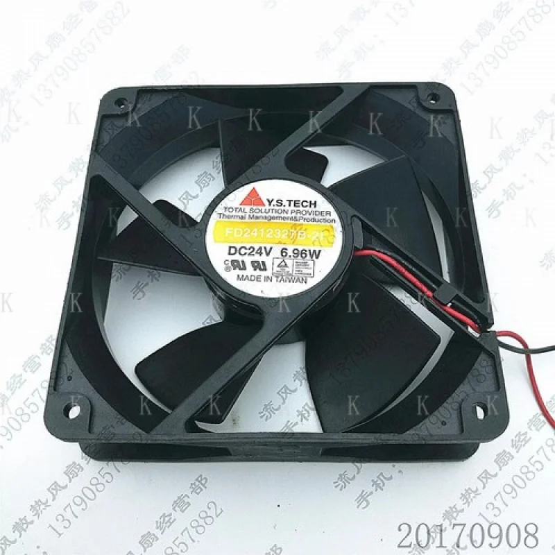 

C для Y.S.TECH FD2412327B-21 12032 DC24V 6,96 Вт 12 см 2-проводной инверторный охлаждающий вентилятор