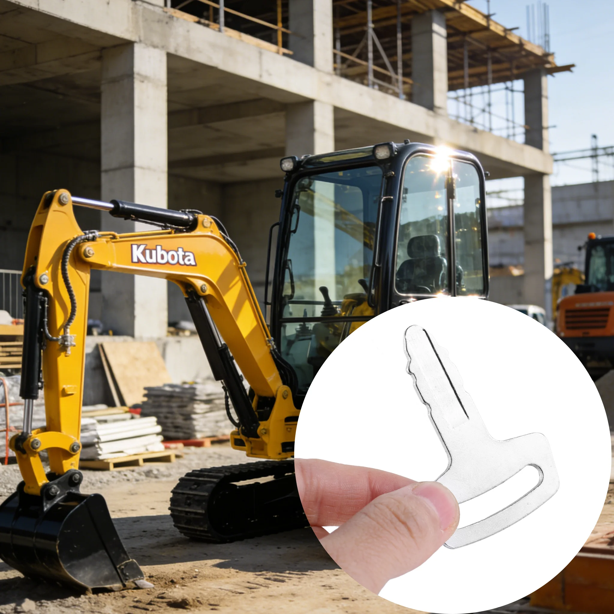 

10 шт. ключей зажигания RC101-53630 для экскаваторов Kubota K008 53630 KX151 KX41H KH101 KH151 KH170 KH35H KH41 KH51 KH61 KH66 KH91