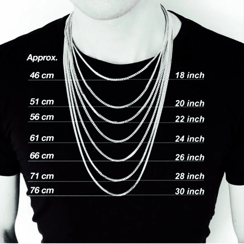 HNSP Stainless Steel Chain Metal Pendant Necklace For Men Neck Jewelry Accessories