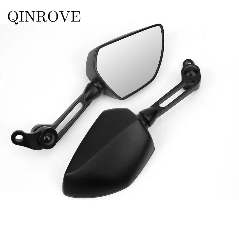 8/10MM Motorcycle Rear Mirrors ABS Universal White Glass Mirror For Benelli BN150S TNT 150 600 BN600 TRE 1130K Zontes 501 125