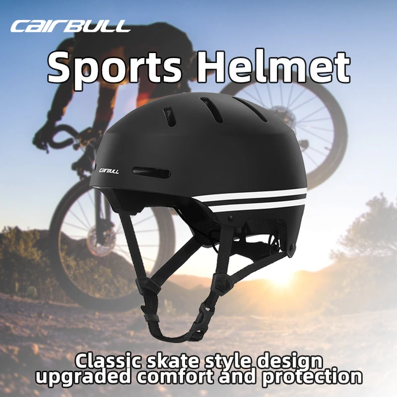 CAIRBULL Upgrade Road Bicycle Helmets for Men 340g Ultralight Stylish Outdoor Sports E-bike Skate Scooter Bike Helmet CE Safety