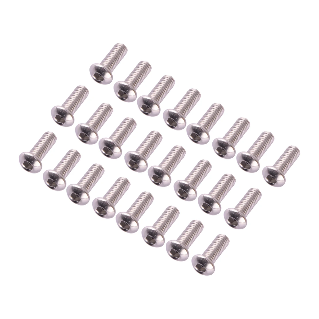 24Pcs 90149-06306-00 Motorcycle M6*16mm Fender Screw Bolt Fit for Yamaha Banshee Blaster Warrior YFZ450 Kodiak Timberwolf