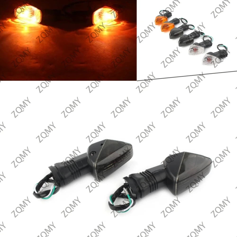 Motorcycle Front/Rear Turn Signal Indicator Light For Kawasaki Ninja 6500R 1000 ZX-6R ZX-10R Z750S Z750 Z1000 KLE500 KLE650