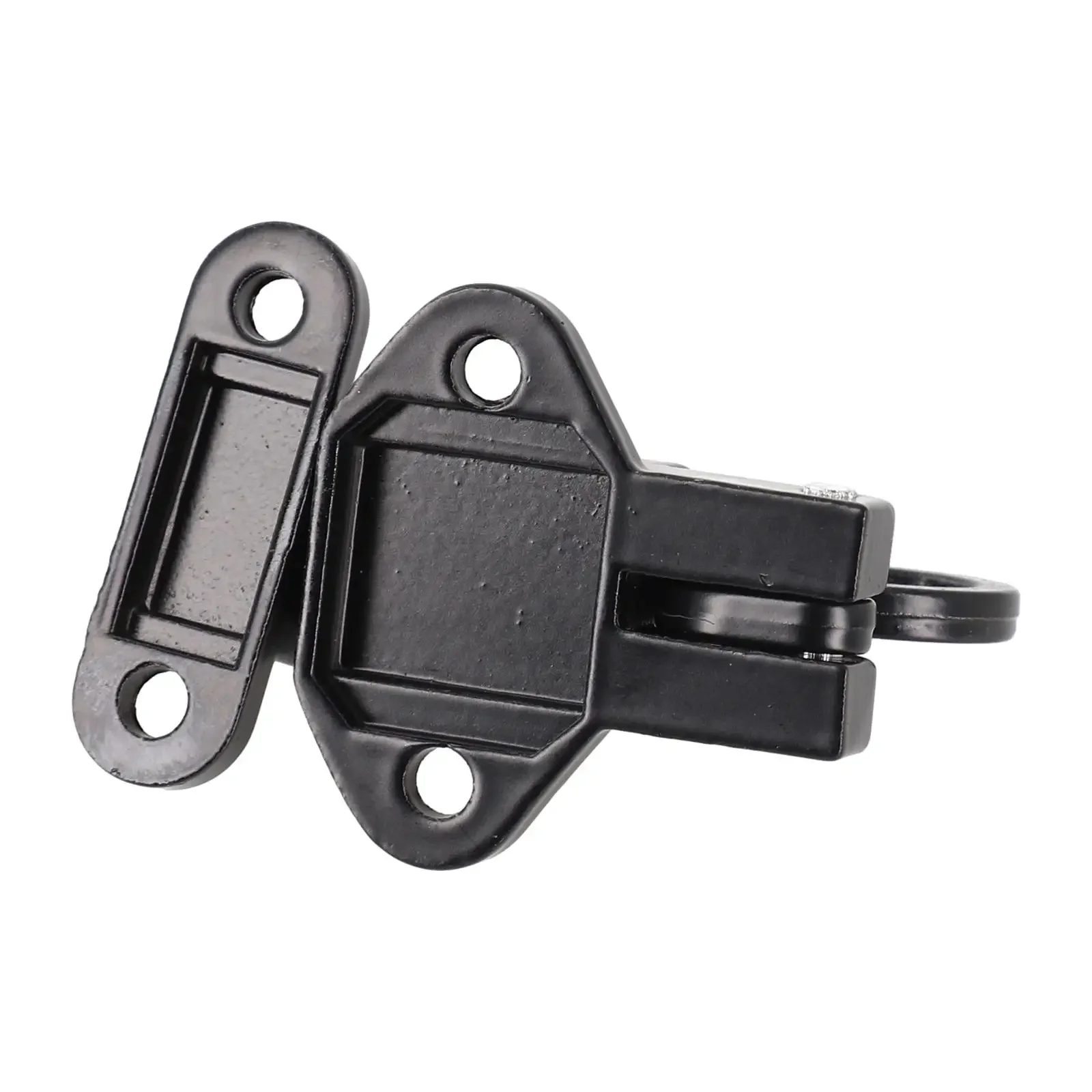 Spring Door Bolt Aluminum Alloy Latch Window Gate Security Pull Ring Spring Bounce Door Bolt Automatic Latch Lock Hardware