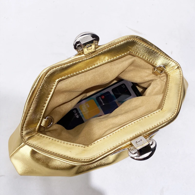 Clutch Leopard Print Evening Bag For Women Luxury Designer Handbag And Purse 2026 New In PU Card Issuing Hardware Chain Shoulder view 5