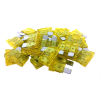 25pcs 20A 20 AMP Auto Car Caravan Truck SUV Boat ATC (Yellow)