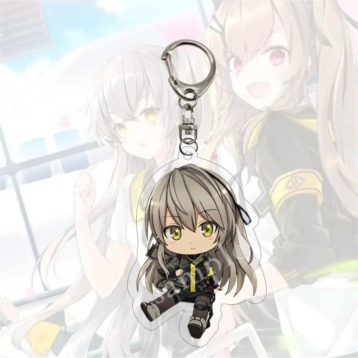 6 سنتيمتر الساخن لعبة الفتيات فرونتلاين أنيمي أرقام تأثيري الاكريليك سلاسل المفاتيح لطيف حقيبة قلادة Keyrings ديكور اكسسوارات لعبة المشجعين هدية #6