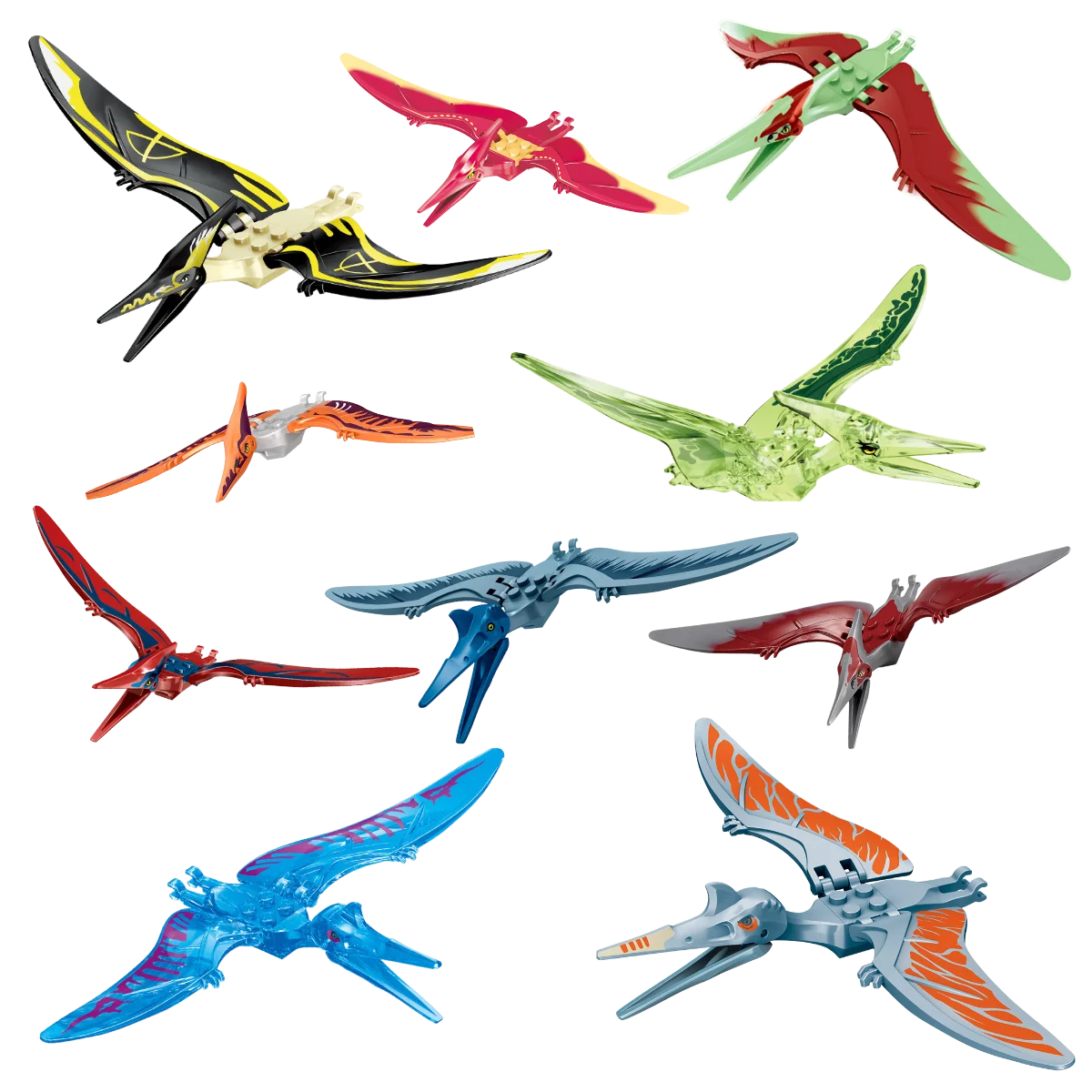 

Набор из 10 фигурок динозавров премиум-класса: Тираннозавр, Спинозавр, Трицератопс, Птеродактиль. Развивающая игрушка для детей, идеальный подарок на день рождения.